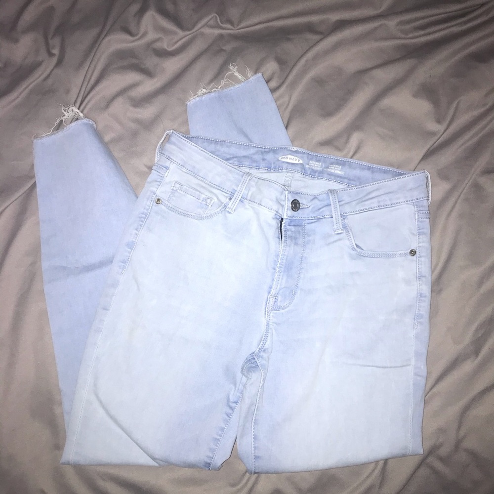 Old navy light wash rockstar jeggings - Picture 1 of 4